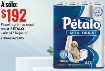 City Club Papel higiénico maxi resist PÉTALO - 40/247 hojas c/u 7506425626205 oferta