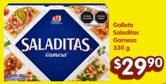 Soriana Híper Galleta Saladitas Gamesa 330 g. oferta