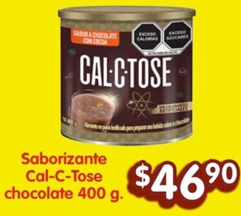 Saborizante Cal-C-Tose chocolate 400 g.