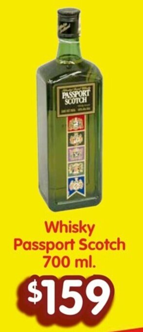 Soriana Híper Whisky Passport Scotch 700 ml. oferta