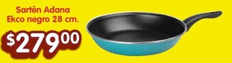Soriana Híper Sartén Adana Ekco negro 28 cm. oferta