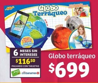 Soriana Híper Globo Terráqueo oferta