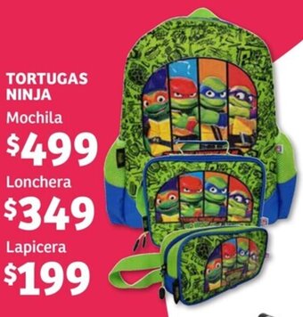 Soriana Híper TORTUGAS NINJA Mochila oferta