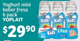 Yoghurt mini beber fresa 6 pack YOPLAIT
