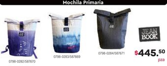 Mochila Primaria