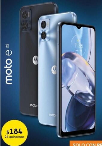 moto E22 24 quincenas