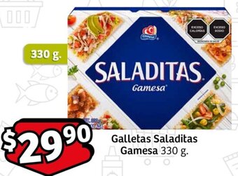 Soriana Mercado Galletas Saladitas Gamesa 330 g. oferta