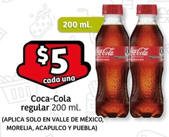 Soriana Mercado Coca-Cola regular 200 ml. oferta
