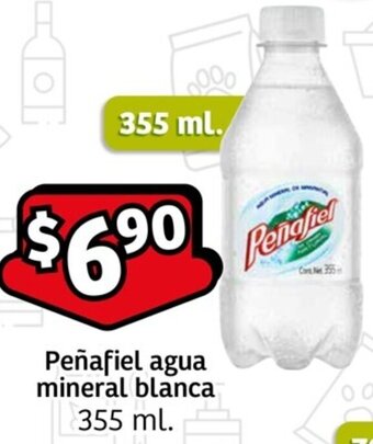 Soriana Mercado Peñafiel agua mineral blanca 355 ml. oferta
