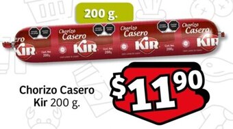 Soriana Mercado Chorizo Casero Kir 200 g. oferta