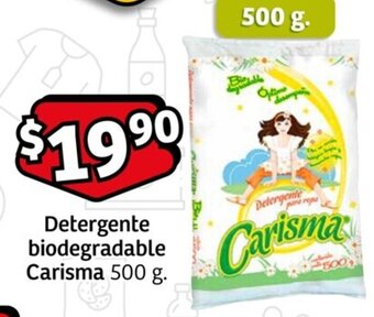 Soriana Mercado Detergente biodegradable Carisma 500 g. oferta