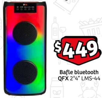 Soriana Mercado Bafle bluetooth QFX 24" LMS-44 oferta