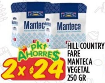 HILL COUNTRY FARE MANTECA VEGETAL 2X250 GR