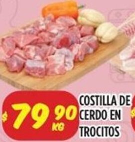 Mi Tienda del Ahorro COSTILLA DE CERDO EN TROCITOS oferta