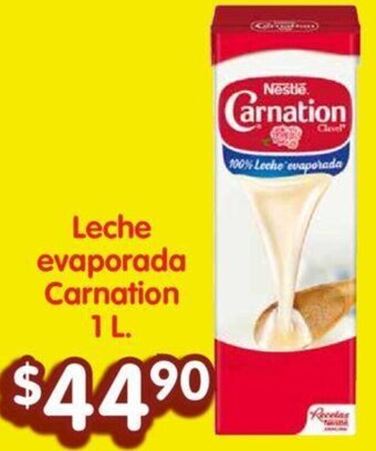 Soriana Mercado Leche evaporada Carnation 1 L. oferta