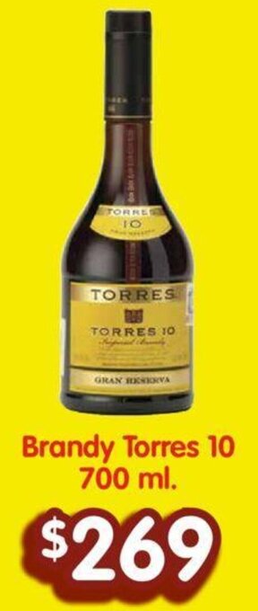Brandy Torres 10 700 ml.