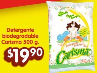 Soriana Mercado Detergente biodegradable Carisma 500 g. oferta