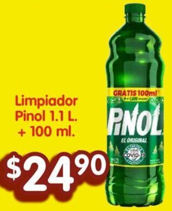 Soriana Mercado Limpiador Pinol 1.1 L. + 100 ml. oferta