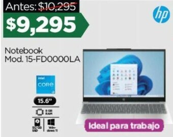 Chedraui Notebook Mod. 15-FD000OLA oferta