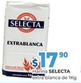 Super Gutiérrez Harina SELECTA extra blanca de 1Kg oferta