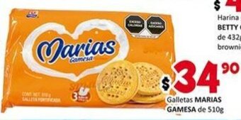 Super Gutiérrez Galletas MARIAS GAMESA de 510g oferta