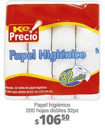 La Comer Papel Higiénico 200 hojas dobles 32pz oferta