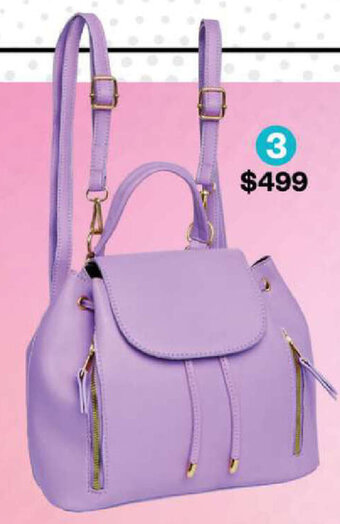 871-10 Mochila/Lila / La: 25 cm, An: 12 cm, Al: 25 cm