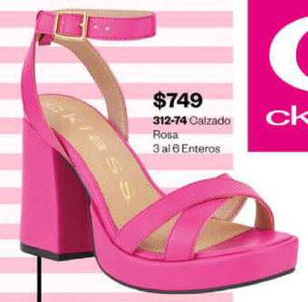 Cklass 312-74 Calzado Rosa 3 al 6 Enteros oferta