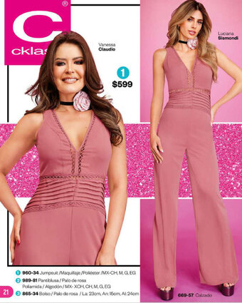 Cklass 960-34 Jumpsuit /Maquillaje /Poliéster /MX-CH, M, G, EG oferta