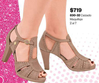 830-32 Calzado Maquillaje 2 al 7