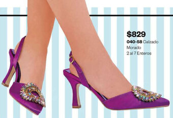Cklass 040-58 Calzado Morado 2 al 7 Enteros oferta
