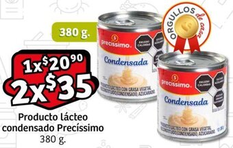 Producto lácteo condensado Precíssimo 2x380 g.