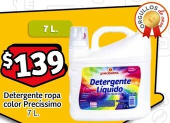 Soriana Express Detergente ropa color Precíssimo 7L. oferta
