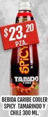 BEBIDA CARIBE COOLER SPICY TAMARINDO Y CHILE 300 ML.