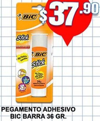 PEGAMENTO ADHESIVO BIC BARRA 36 GR.