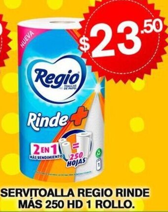 SuBodega SERVITOALLA REGIO RINDE MÁS 250 HD 1 ROLLO. oferta