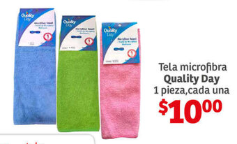 Soriana Híper Tela microfibra Quality Day 1 pieza,cada una oferta