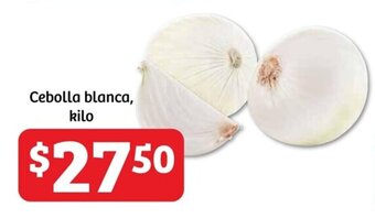 Soriana Híper Cebolla blanca, kilo oferta