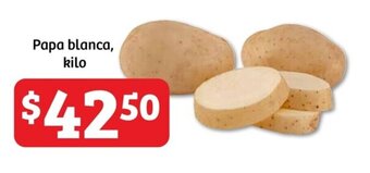 Soriana Híper Papa blanca, kilo oferta