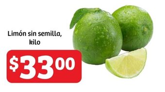 Soriana Híper Limón sin semilla, kilo oferta