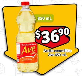 Aceite comestible Ave 850 ml.