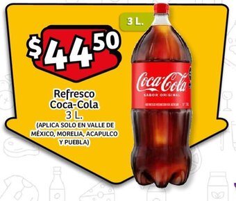 Soriana Mercado Refresco Coca-Cola 3 L. oferta