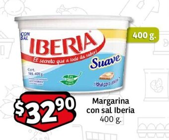 Margarina con sal Iberia 400 g.