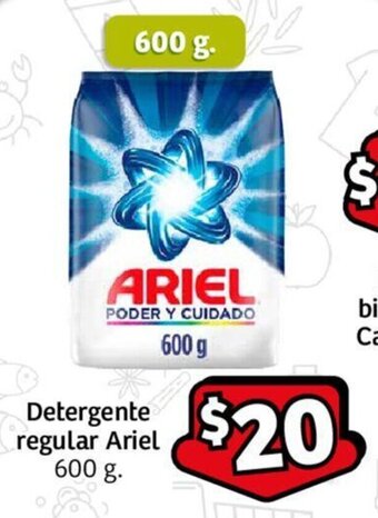 Soriana Mercado Detergente regular Ariel 600 g. oferta