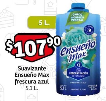 Soriana Mercado Suavizante of Ensueño Max frescura azul 5.1 L. oferta