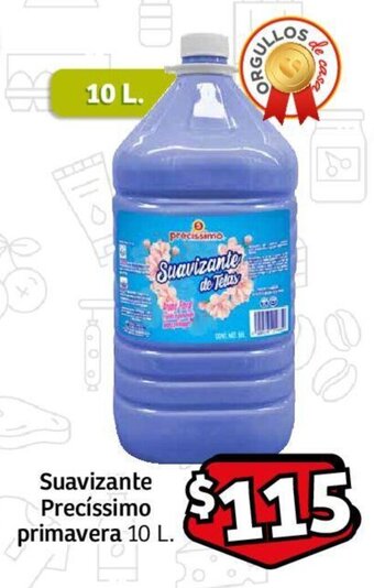 Soriana Mercado Suavizante Precíssimo primavera 10 L. oferta