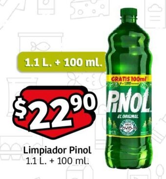 Limpiador Pinol 1.1 L. + 100 ml.