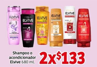 Soriana Mercado Shampoo o acondicionador Elvive 680 ml. x 2 oferta