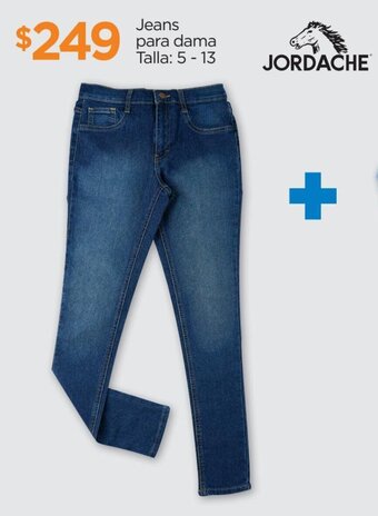 Chedraui Jeans para dama Talla: 5 - 13 JORDACHE oferta