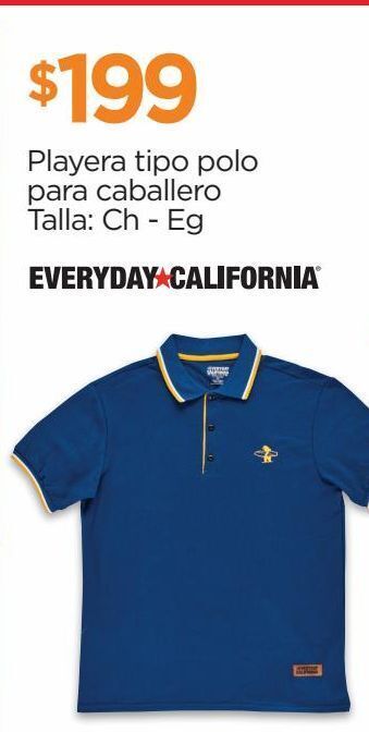 Chedraui Playera tipo polo para caballero talla: ch - eg oferta